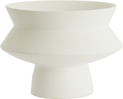 Light&living Vaas deco Ø31,5x23,5 cm VICENTO mat wit
