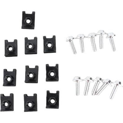 5*16MM Kit de vis pour carénage de moto Fixation rapide Clip Écrou de vitesse