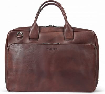 Plevier Larry laptoptas 16 inch bruin.