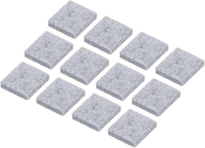 Viltdoppen Stoelpoot - Meubelbeschermers - Vloeren Beschermen - Zelfklevend Sterke Lijm - 25x25 mm - Grijs