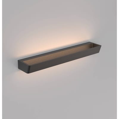 Mantra Iluminación Altea LED wandlamp, breedte 50 cm, zwart, omhoog/omlaag, aluminium