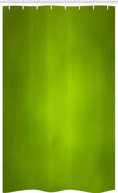 ABAKUHAUS Salie douchegordijn – Badkamerdecor 120x180 cm – Lindgroen