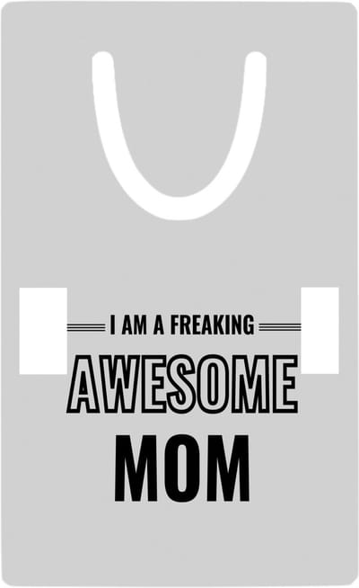 Hacebo® - I am a freaking awesome mom metalen boekenlegger - de meest geweldigste moeder - Moeder cadeautjes - moederdag - verjaardagscadeau - verjaardag - cadeau - geschenk - kado - gift Bladwijzer boekenleggers - 7.6 cm x 5cm