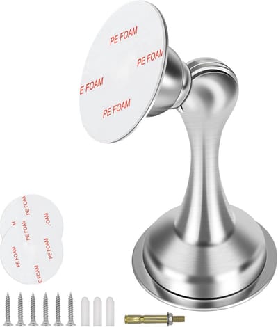 Magnetische Deurstoppers met Soft-Catch Technologie - Roestvrijstalen Deurvangers zonder Boren
