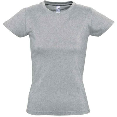 SOLS Dames/Dames Imperial T-shirt (Grijze Melange)