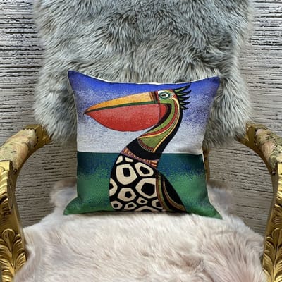 Kussen koho Picasso Animal Power 45x45- Modern - Woonkamer - Salon - Slaapkamer - Eetkamer - Sierkussen - Kussenhoes - Kat Motief