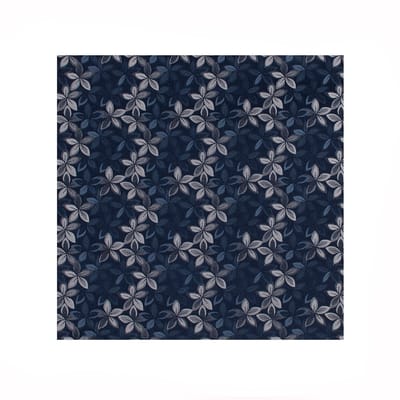 TRESANTI | EVANDER | Zijden pochet jasmijn | Navy