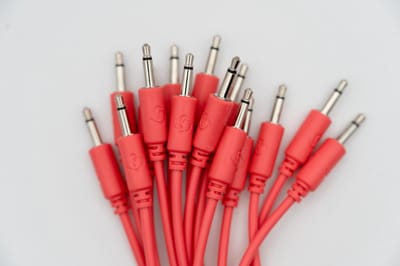 Bowl Modular - 15 patchkabels voor eurorack - recht - 120 cm - hot pink