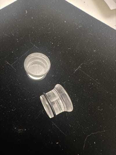 Piercing earplug hoornvormig 50G 13 mm | Make up | Parfum | Moederdag | Verjaardagscadeau| Cadeautje| Valentijnsdag| Kado | sieraden | vaderdag | oorbellen | oorsieraden