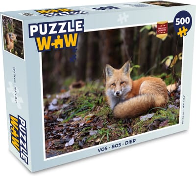 Puzzel Vos - Bos - Dier - Legpuzzel - Puzzel 500 stukjes