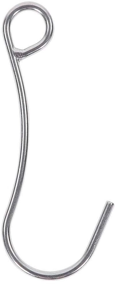 Dailygoods- Haak Corrosiebestendig - Duikhaak - Roestvrij Staal - Heavy Duty - Praktisch - 14.6cm Lengte