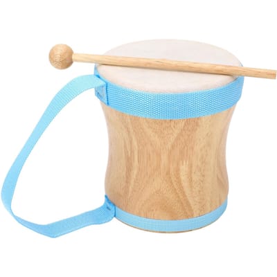 Handdrumstel Hout Schapenvacht Top Professioneel Percussie-instrument Drum met Stok Geel blauw