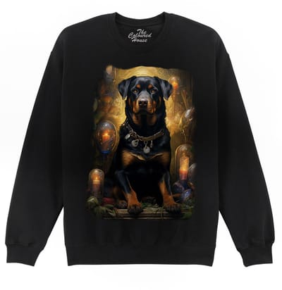 Rottweiler Portrait The Coloured House Sweater S