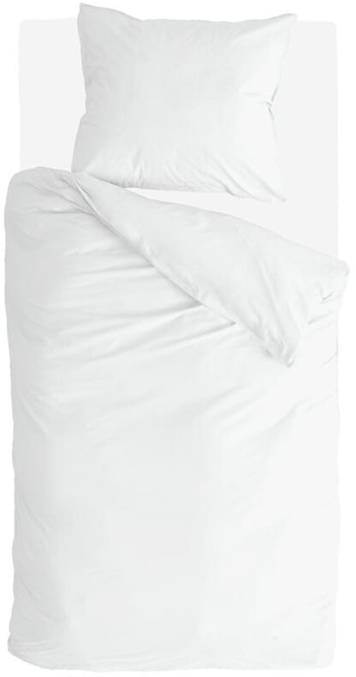 Byrklund Dekbedovertrek Pure & Plain - 140x220 - 100% Katoen (BCI) - Wit