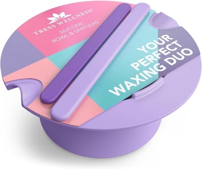 Wasbak Silicone - Wax Kom - Waxen Thuis - Super Eenvoudig Schoonmaken - 15 x 14.8 x 6.7 cm - Grijs