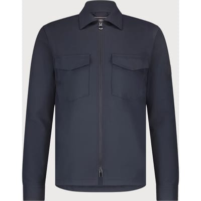 BLUE INDUSTRY Blue Industry Shirtjacket Overshirts Heren - Donkerblauw - Maat XXL
