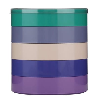 Dailygoods- Horlogeonderdelen-box 5-laags - Opbergdoos - Kunststof - Schokbestendig - Multifunctioneel - Accessoires voor horloges