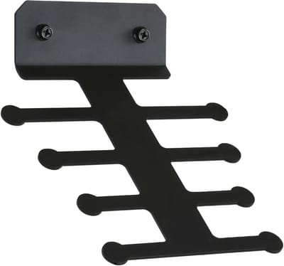 Opbergrek Banden - Fitness Organizer - Sportruimte Netjes - Visgraat Design - 20x15 cm - Zwart