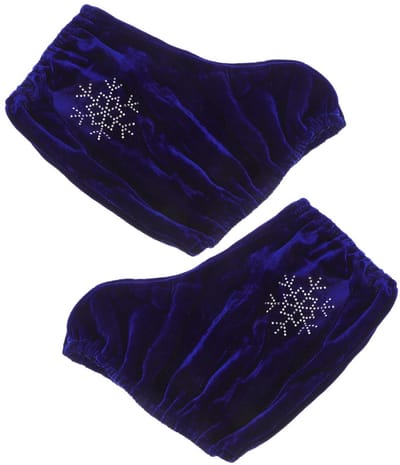 Dailygoods - Milisten Schaatsbeschermers met hoezen voor middelgroot, voor kunstschaatsen, jongens, meisjes en volwassenen