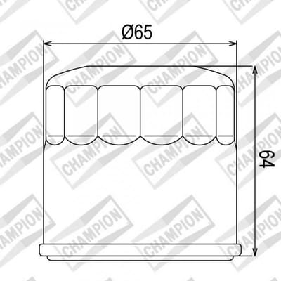 Filtre à huile Champion pour Moto Kawasaki 636 NINJA ZX-6R ZX 2013 à 2017 Neuf