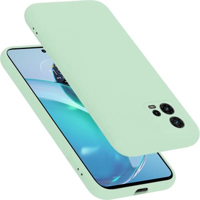 Cadorabo Hoesje geschikt voor Motorola MOTO G72 in LIQUID LICHT GROEN - Beschermhoes gemaakt van flexibel TPU silicone Case Cover