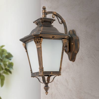 ORION Buitenwandlamp Aiko, antiek afgewerkt, hanglamp