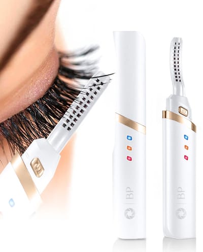 BP® Elektrische Wimperkruller - Verwarmde Wimperkruller - Wimperlift - Lash Lift - Eyelash Curler - Gekrulde en Volle Wimpers - 3 Temperatuurstanden - USB Oplaadbaar - Wit