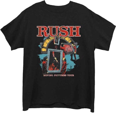 Rush - Moving Pictures Heren T-shirt - S - Zwart