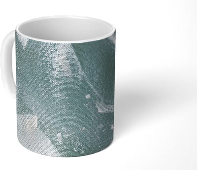 Mok - Koffiemok - Acrylverf - Abstract - Design - Mokken - 350 ML - Beker - Koffiemokken - Theemok