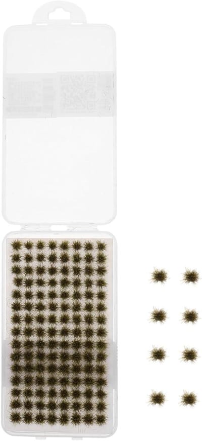 Miniatuur Gras - Kunstgras Clusters - Modelbouw Landschap - Realistische Textuur - 0.6 cm - Groen