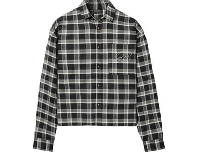 Burocs Checked Shirt Zwart