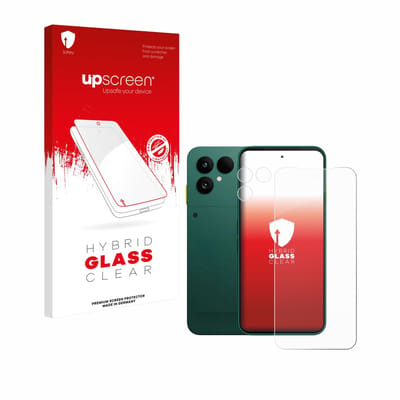 upscreen - Screenprotector voor Fairphone 6 (Voor+Camera) - Folie Beschermfolie Beschermglas transparant