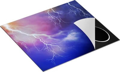 Chefcare Inductie Beschermer Blikseminslagen - Onweer - 60x50 cm - Afdekplaat Inductie - Kookplaat Beschermer - Inductie Mat