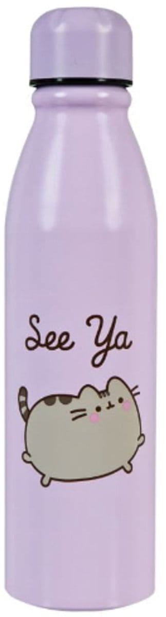 Undercover Pusheen Serie - Aluminium Bidon - 600 ml - See Ya - Fiolet