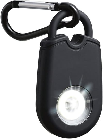 Persoonlijk Alarm - Zelfverdediging Sirene - Hulp Vragen - 125 dB Geluid - 715 mm - Zwart