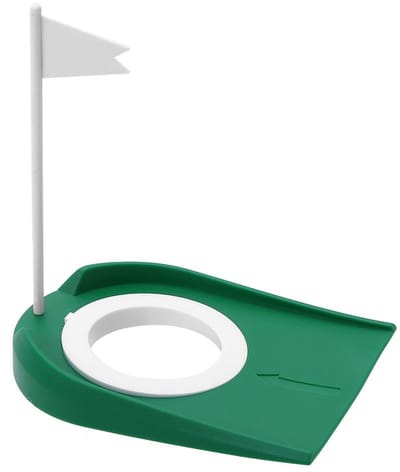 Dailygoody - Golf Putting Cup - Golf Oefenhulp - Verstelbaar Gat en Vlag - Voor Binnen en Buiten - Verbeter Jouw Putting Nauwkeurigheid - Ideaal voor ...