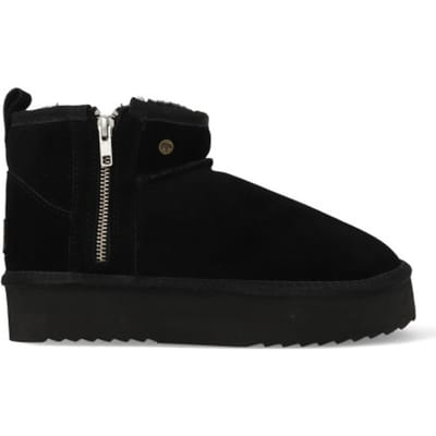 Warmbat Pantoffels Durack Plateau Zipper DRC371899 Zwart-37