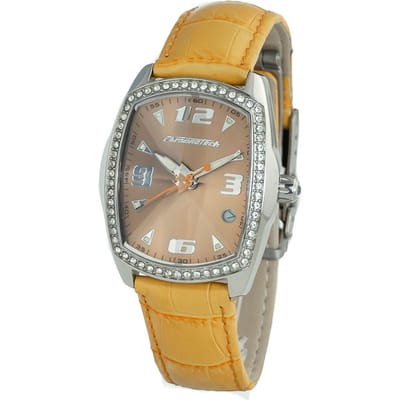 Montre CHRONOTECH CT7504LS-06. Quartz, Couleur orange. Femme.