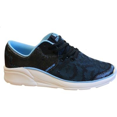 Supra Noiz Damestrainers Zwart Blauw Veterschoenen Casual Running Schoenen 98026 069