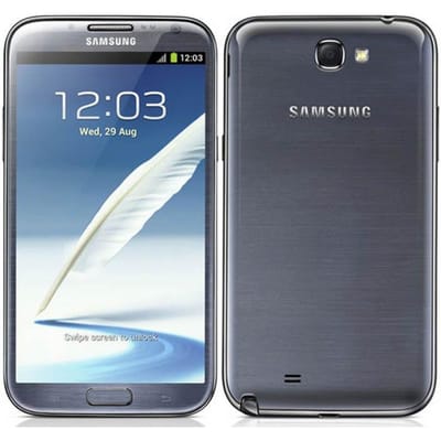 Samsung d'origine reconditionné Samsung Galaxy Note II N7100 4G 8MP 2 Go RAM 16 Go ROM Téléphone Mobile Avec 1 SIM simple set noir