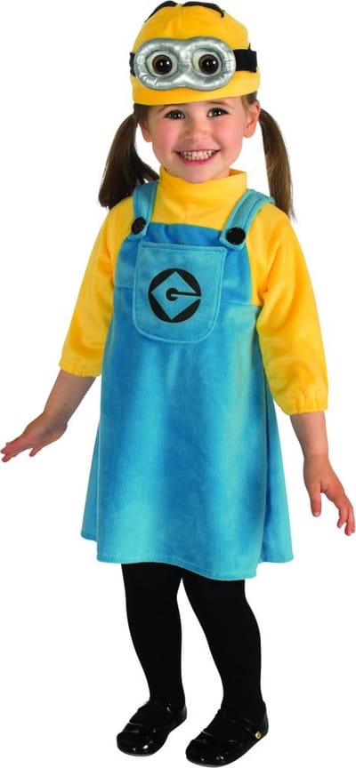 Rubies - Minions Kostuum - Despicable Me Verschrikkelijke Ikke Minion Peuter Kind Kostuum - blauw,geel - Maat 92 - Carnavalskleding - Verkleedkleding