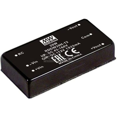 MEAN WELL RDDW20F-12 DC/DC-converter 835 mA 20 W Aantal uitgangen: 2 x Inhoud 1 stuk(s)