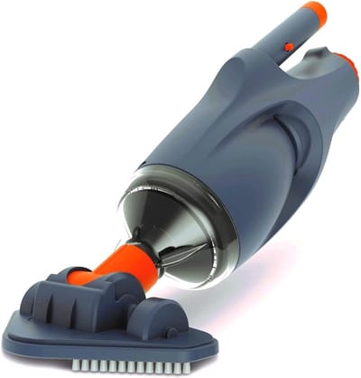 REN® Zwembadstofzuiger Elektrisch - Zwembad Robot - Zwembad Stofzuiger Oplaadbaar - Sterkte Zuigkracht - Grijs - 58cm x 20cm x 20cm