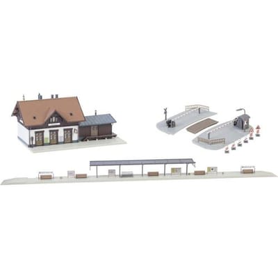 Faller - 1/160 STATIONSSET MUHLHEIM - modelbouwsets, hobbybouwspeelgoed voor kinderen, modelverf en accessoires