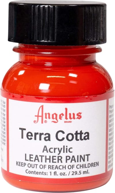 Angelus Leather Acrylic Paint - textielverf voor leren stoffen - acrylbasis - Terracotta - 29,5ml