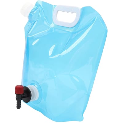 2 stuks 5L Opvouwbare Wateropslagzak Grote Capaciteit Lekvrij Verdikt Sterke Draagkracht white
