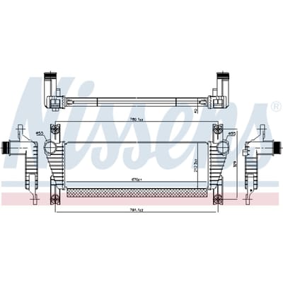 Intercooler NISSENS 961581