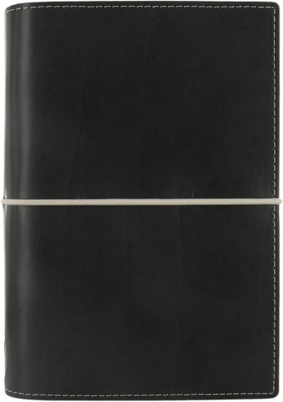 Personal Domino Organizer Agenda Zwart met Ringmechanisme