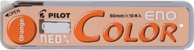 Pilot Color Eno – Oranje Potloodvullingen 0.7mm – Etui met 10 Vullingen
