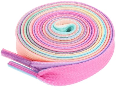 BRENZOOS- Veters 120 cm - Kleurgradatie - 8 Stuks - Plat - Polyester - Geschikt voor Sneakers/Sportschoenen - Schoenveters